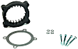 729850 Throttle Body Spacer - Black, Nylon Composite, Direct Fit, Sold Individually