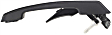 Front, Driver Side Exterior Door Handle, Black, Without Key Hole