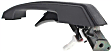 Front, Driver Side Exterior Door Handle, Black, Without Key Hole