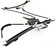 Front, Passenger Side Window Regulator, Power, Without Panel