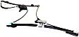 Front, Passenger Side Window Regulator, Power, Without Panel