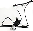 Front, Passenger Side Window Regulator, Power, Without Panel
