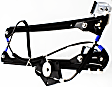 Front, Driver Side Window Regulator, Power, Without Panel