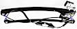 Front, Driver Side Window Regulator, Power, Without Panel