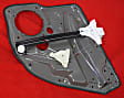 Rear, Driver Side Power Window Regulator, Without Motor