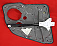 Rear, Driver Side Power Window Regulator, Without Motor