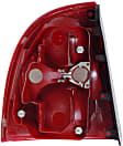 Passenger Side Tail Light, without Bulb, Halogen, Clear and Red Lens, Without W8 Model, Sedan