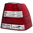 Passenger Side Tail Light, without Bulb, Halogen, Clear and Red Lens, GL/GLS Models