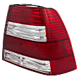 Passenger Side Tail Light, without Bulb, Halogen, Clear and Red Lens, GL/GLS Models