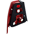 Passenger Side Tail Light, without Bulb, Halogen, Clear and Red Lens, GL/GLS Models