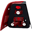 Passenger Side Tail Light, without Bulb, Halogen, Clear and Red Lens, GL/GLS Models