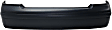 Rear Primed Bumper Cover, Sedan, With Center Molding