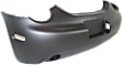 Rear Primed Bumper Cover, Hatchback