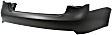 Rear Primed Bumper Cover, Sedan, Without Parking Aid Sensor Holes, CAPA CERTIFIED