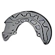 V10-5603 Front, Passenger Side Brake Dust Shields - Replaces OE Number 5Q0 615 312 G