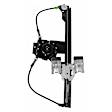 1996 Volkswagen Golf - Rear, Driver Side Power Window Regulator, Without Motor, enginevinname : A; Without Mounting Plate; Power Operated, OE Replacement Series