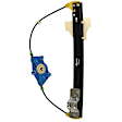 2008 Audi S4 - Rear, Passenger Side Power Window Regulator, Without Motor, Aftermarket Grade; Without mounting plate; Power Operated