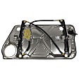 2004 Volkswagen Beetle - Hatchback Front, Driver Side Power Window Regulator, Without Motor, Hatchback; With Mounting Plate; Made In China, OE Replacement Series