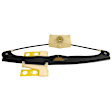 2011 Audi A3 - Rear, Passenger Side Power Window Regulator, With Motor, enginedes : CBFA; Without Mounting Plate; Power Operated, OE Replacement Series