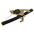 2003 Audi RS6 - Rear, Driver Side Power Window Regulator, Without Motor, Without Mounting Plate; Power Operated; With Oe No. 4B0839461, OE Replacement Series
