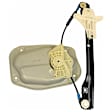 2009 Volkswagen Jetta - Rear, Driver Side Power Window Regulator, Without Motor, enginedes : CCTA; With Mounting Plate; Power Operated, OE Replacement Series