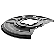 V30-2567 Rear, Driver Side Brake Dust Shields, Sheet Steel, OE Replacement Series