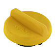 V40-0555 Oil Filler Cap - Yellow, Direct Fit, Sold Individually