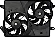 2008 Dodge Charger - Radiator Fan 8 Cyl 5.7L, Dual fan, VDO OE Replacement