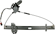 WL41135 Front, Driver Side VDO OE Replacement Power Window Regulator, With Motor