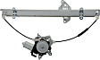 WL44154 Front, Passenger Side VDO OE Replacement Power Window Regulator, With Motor