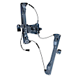 WL48975 Front, Passenger Side OE Replacement Series Power Window Regulator, With Motor