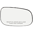 2007 Volvo S60 - Mirror Glass Passenger Side, Heated, Without Blind Spot Feature, Without Turn Signal Light