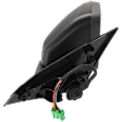 Passenger Side Mirror, Power, Manual Folding, Heated, Paintable, In-housing Signal Light, With memory, With Puddle Light, No Auto-Dimming, No Blind Spot Feature