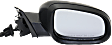 Passenger Side Mirror, Power Adjust, Power Folding, Heated, Paintable, In-housing Signal Light, With memory, With Puddle Light, No Auto-Dimming, No Blind Spot Feature