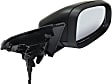 Passenger Side Mirror, Power Adjust, Power Folding, Heated, Paintable, In-housing Signal Light, With memory, With Puddle Light, No Auto-Dimming, No Blind Spot Feature