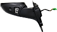 Driver Side Mirror, Power, Manual Folding, Heated, Paintable, In-housing Signal Light, With memory, With Puddle Light, No Auto-Dimming, No Blind Spot Feature