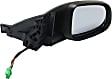 Passenger Side Mirror, Power, Manual Folding, Heated, Paintable, In-housing Signal Light, With memory, With Puddle Light, No Auto-Dimming, No Blind Spot Feature