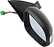 Passenger Side Mirror, Power, Manual Folding, Heated, Paintable, In-housing Signal Light, With memory, With Puddle Light, No Auto-Dimming, No Blind Spot Feature