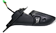 Passenger Side Mirror, Power, Manual Folding, Heated, Paintable, In-housing Signal Light, With memory, With Puddle Light, No Auto-Dimming, No Blind Spot Feature