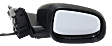 Passenger Side Mirror, Power, Power Folding, Heated, Paintable, In-housing Signal Light, With memory, With Puddle Light, No Auto-Dimming, No Blind Spot Feature