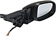 Passenger Side Mirror, Power, Power Folding, Heated, Paintable, In-housing Signal Light, With memory, With Puddle Light, No Auto-Dimming, No Blind Spot Feature