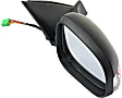 Passenger Side Mirror, Power, Power Folding, Heated, Paintable, In-housing Signal Light, With memory, With Puddle Light, No Auto-Dimming, No Blind Spot Feature