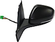 Driver Side Mirror, Power Adjust, Manual Folding, Heated, Paintable, In-housing Signal Light, With memory, With Puddle Light, No Auto-Dimming, No Blind Spot Feature