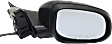 Passenger Side Mirror, Power Adjust, Power Folding, Heated, Paintable, In-housing Signal Light, With memory, With Puddle Light, No Auto-Dimming, No Blind Spot Feature