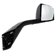 Passenger Side Mirror, Manual Adjust, Non-Heated, Manual Folding, Textured Black, No Signal Light, No Memory, No Puddle Light, No Auto-Dim, No Blind Spot Feature