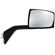 Passenger Side Mirror, Manual Adjust, Non-Heated, Manual Folding, Textured Black, No Signal Light, No Memory, No Puddle Light, No Auto-Dim, No Blind Spot Feature