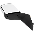 Driver Side Mirror, Manual Adjust, Heated, Manual Folding, Chrome, No Signal Light, No Memory, No Puddle Light, No Auto-Dim, No Blind Spot Feature