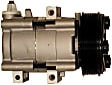 2004 Ford Expedition - A/C Compressor, with 8 Grooves, With Clutch, 8-Groove Pulley, 5.4L, Valeo OE Replacement