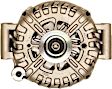 439640 Alternator, 3.0L, 6Cyl, 230 Amp, New, Valeo OE Replacement
