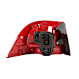 44607 Passenger Side, Outer LED Tail Light, With bulb(s), OE Replacement